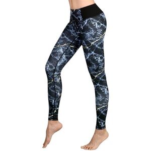 DOVPOD Printed Yoga Cosmic Leggings Full Length Size Small